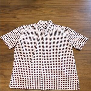 Ben Sherman Red Polka Dot Casual Shirt